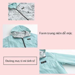 Áo gió nữ siêu xinh ( mặc được 2 mặt)