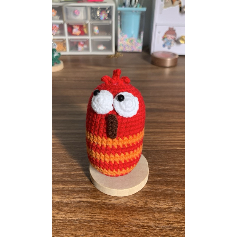 Móc khoá sâu larva đỏ (ảnh shop tự chụp) Khách muốn màu khác ib shop nha