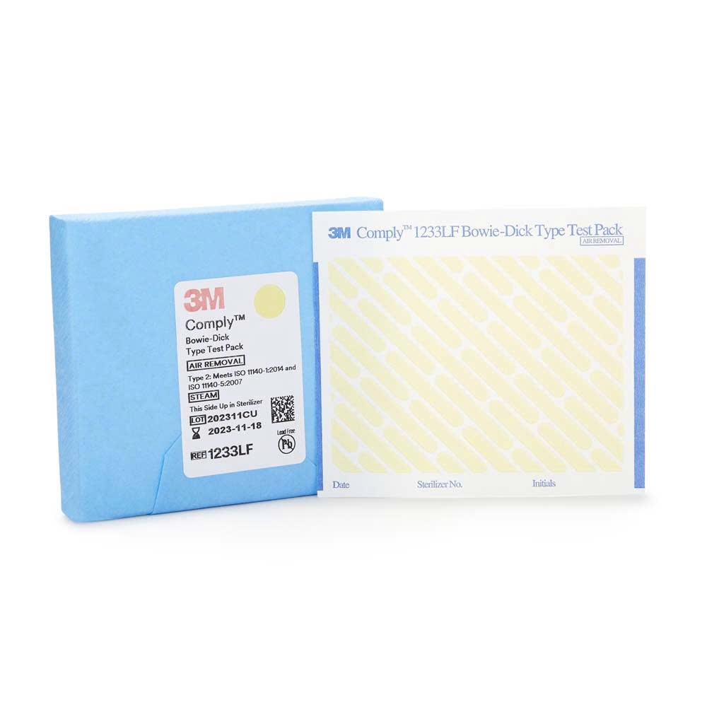 Gói thử 3M 1233LF kiểm tra chất lượng lò tiệt khuẩn hơi nước (Bịch/ 6 gói)