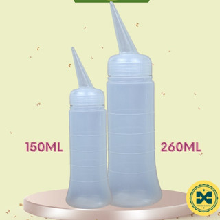 Bình Tra nước Dập uốn tóc, Bình Nhựa Tra Thuốc uốn tóc 260ml