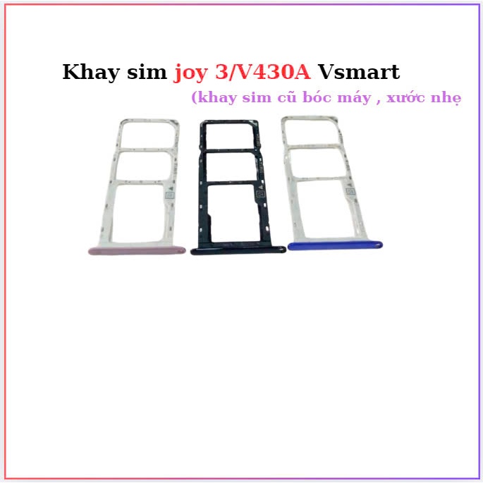 Khay Sim vsmart ,Joy 3 V430A,xước nhẹ