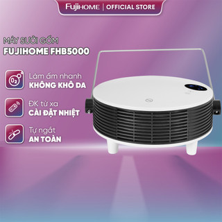  Máy sưởi gốm không khô da Fujhome nhập khẩu quạt sưởi ấm nhà tắm mini treo tường điều khiển từ xa cài nhiệt độ 
