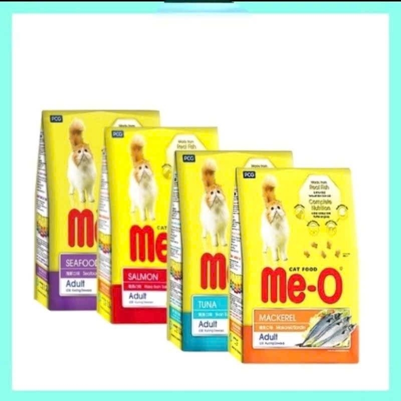 Thức ăn cho mèo Hạt Me-o dành cho mèo mọi lứa tuổi,thơm ngon,đủ vị.