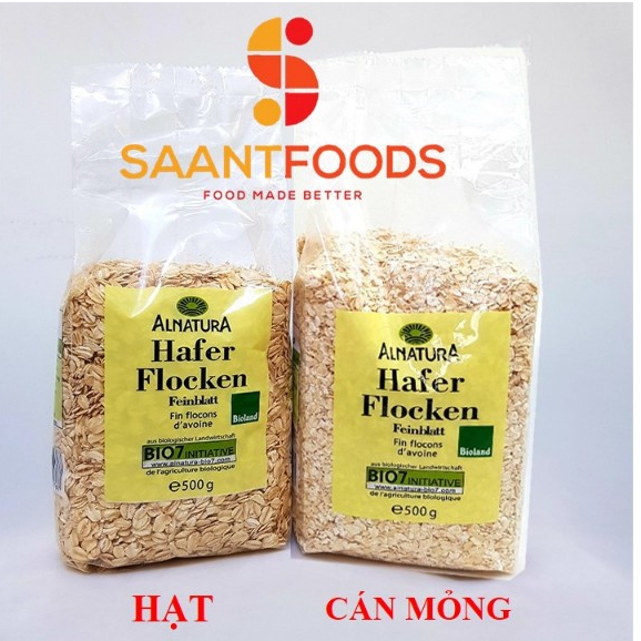 Yến Mạch Hafer Flocken Gói 500g