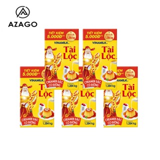  Combo 05 Hộp Sữa đặc Vinamilk Tài Lộc   NGÔI SAO 1284g - AZAGOHN 