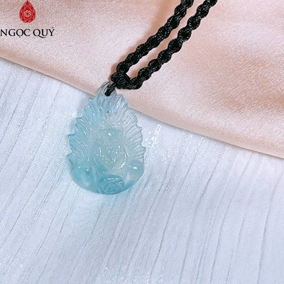Mặt dây chuyền nữ hoàng hồ ly Aquamarine hải lam ngọc - Ngọc Quý