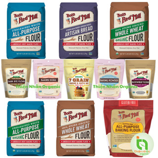 Bột Mì Hữu Cơ Các Loại BOB'S RED MILL Bột Làm Bánh Baking Flour Nguyên Cám, Đa Dụng, Artisan