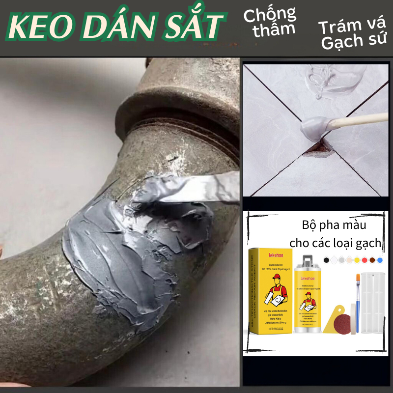 Keo AB hàn nối sắt ống nước - Keo hai thành phần độ bền cao 