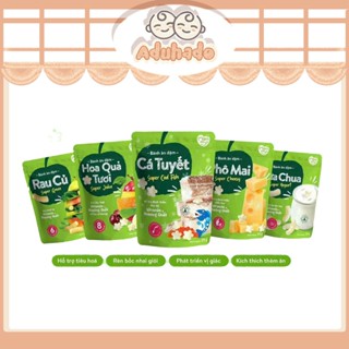 [ Mămmy ] Bánh Ăn Dặm vị rau củ, phô mai, trái cây, cá tuyết, sữa chua giòn tan Cho Bé - gói 25g