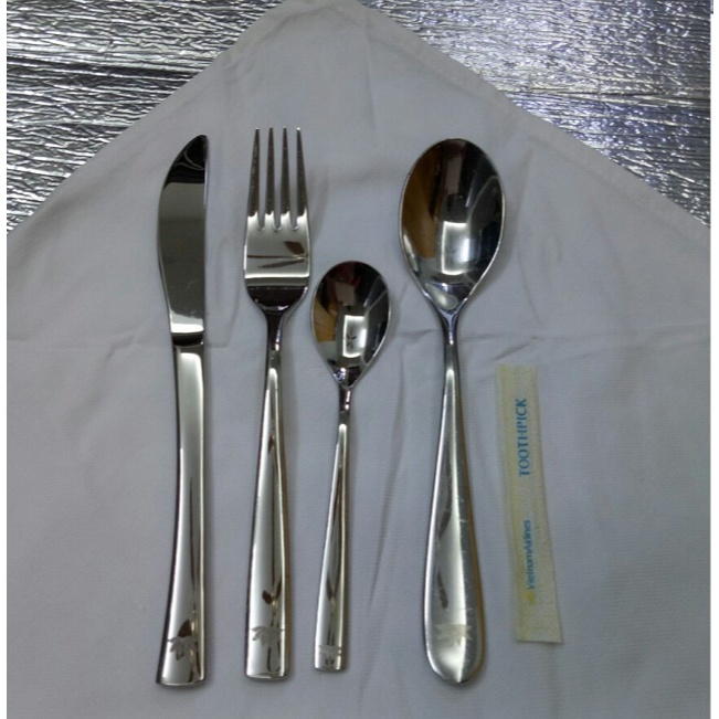 Bộ dao dĩa thìa inox 4 món cao cấp