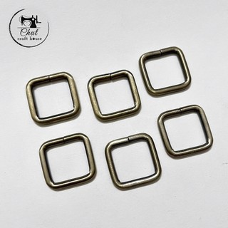 [Set 4 chiếc] Khoen vuông 2cm ĐỒNG Atimon cao cấp - Chuyên dụng làm quai đeo túi, cặp, balo handmade - Giá xưởng
