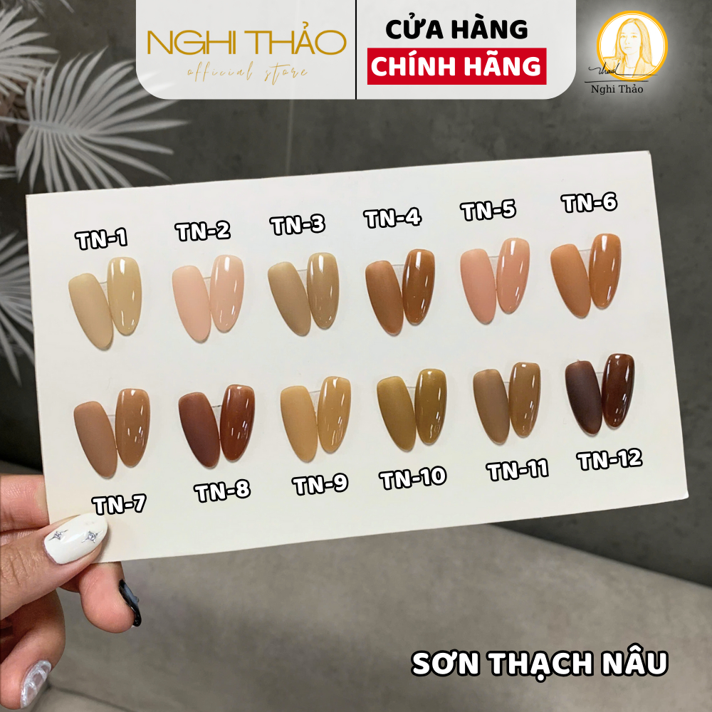 Sơn gel thạch đục nâu lẻ màu RAMYLA Nghi Thảo