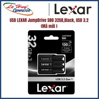 USB Lexar 32GB JumpDrive S80 USB 3.2 màu đen - Hàng Chính Hãng