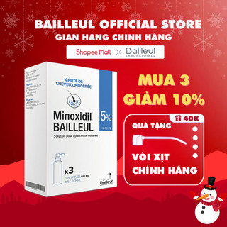  Xịt Mọc Tóc Minoxidil Bailleul 5% Nhập Khẩu Pháp Kích Thích Mọc Tóc Và Giảm Rụng Tóc Từ Bailleul Chính Hãng 