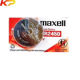 Pin CR2450 3v Panasonic, Maxell, Renata Chính hãng.