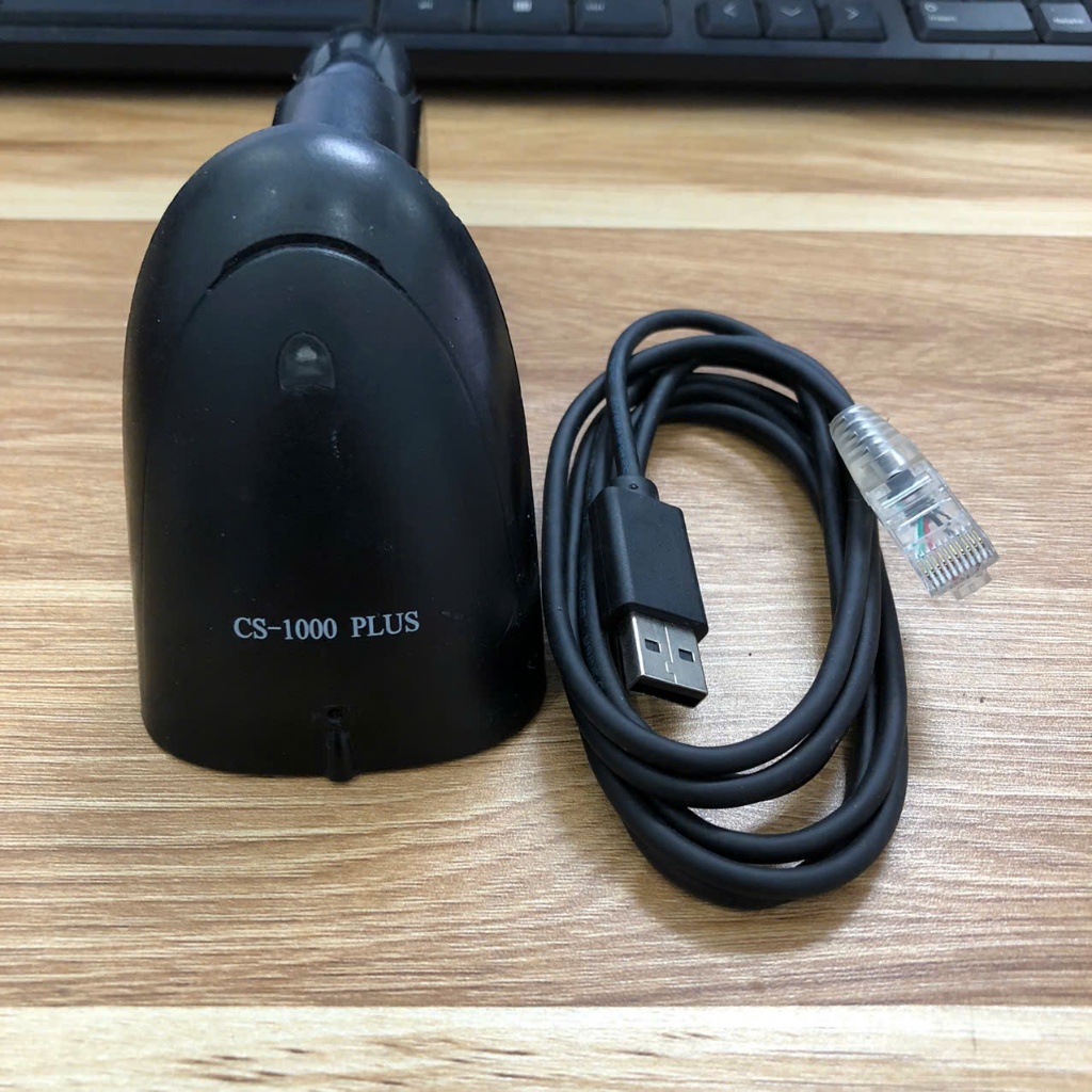Máy quét mã vạch CODE SOFT CS-1000 PLUS kèm Cable USB Type A to RJ45 10 Pin dài 1.8M hàng mới 90%