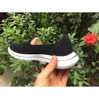 CrocsFanClub – PB80 - [mẫu mới] Giày Skecher Slipon nữ búp bê len, giày lười