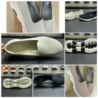 CrocsFanClub – PB80 - [mẫu mới] Giày Skecher Slipon nữ búp bê len, giày lười