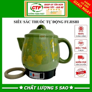  Siêu sắc thuốc  tự động Ấm sắc thuốc bằng điện tự động 3.2 l xanh ngọc Fujishi 
