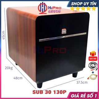Loa Sub Điện Bass 30 130P 350W - Tặng Dây AV, Sub Hầm Siêu Trầm Úp Đất Karaoke Gia Đình Cao Cấp