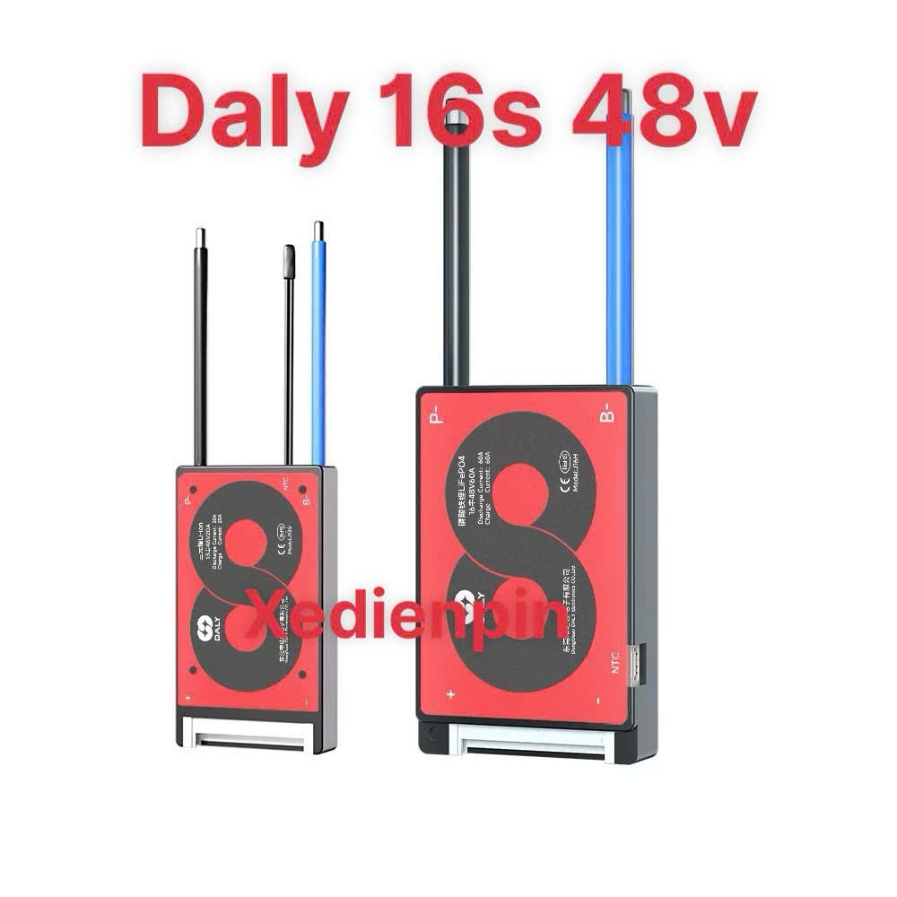 Mạch 13S 48V, 14S 48V, 16S 60V, 20S 72V Daly bảo vệ pin Lithium 3.7V