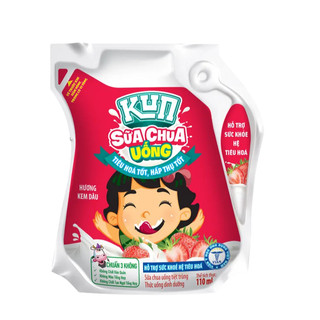 Thùng sữa Kun dạng túi 24 túi x 110ml