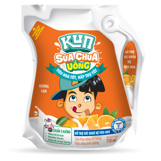 Thùng sữa Kun dạng túi 24 túi x 110ml