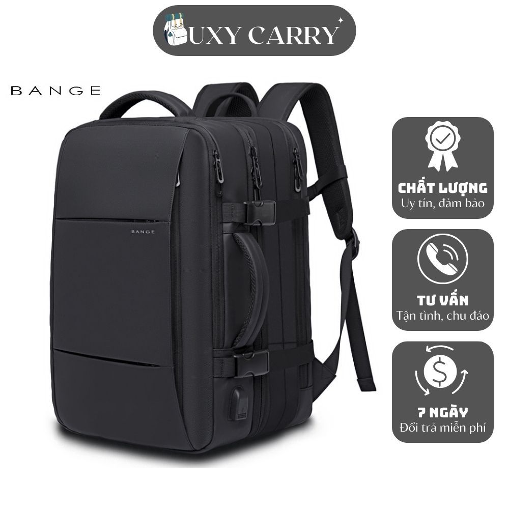  Balo laptop 15.6inch 17inch cao cấp BANGE BG-1908 chống thấm nước dung tích lớn với khả năng mở rộng 