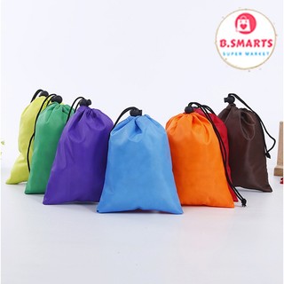Túi Rút Đựng Đồ Nhỏ Gọn 15x20cm Và 23x30cm Chống Thấm Nước, Túi Vải Dây Rút Chống Bụi Bện Một Bên