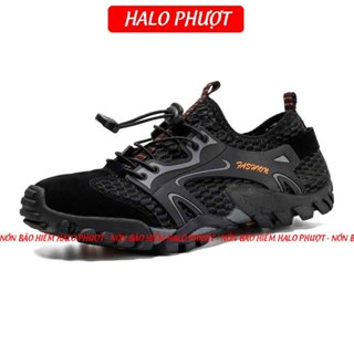 Giày leo núi trekking nam nữ, Đi phượt, Lội suối, Lội nước - Nhanh khô Fashion Màu Đen