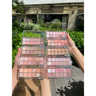  Bảng mắt Clio Pro Eye Air Palette 12 ô new đủ tone 