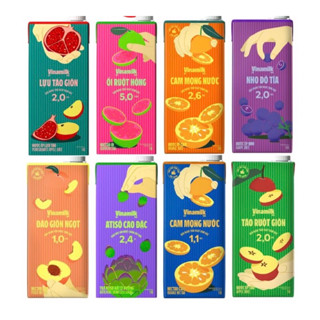 {Mẫu Mới} Nước Ép Nho/ Nước Ép Táo/ Nước Ép Cam/ Nước Ép Kiwi Táo/ Nước Ép Lựu Táo/ Nước Ép Đào Vfresh