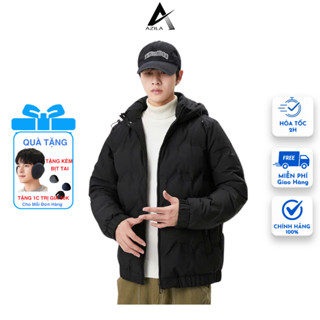 Áo Khoác Phao Nam Lông Vũ, Áo Phao Béo 3 Lớp Có Mũ Giữ Ấm Siêu Tốt, Cản Gió Chống Rét Cao Cấp Chống Bám Bụi -AP01