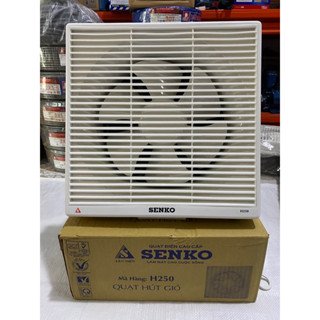 Quạt hút âm tường 2 chiều, thông gió Senko - H250 khoét lổ 30x30 Cm, 40w, Cam kết chính hãng