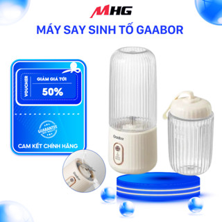 Máy Xay Sinh Tố Cầm Tay Gaabor FP03T-WH01A Pin Sạc Di Động | Nhỏ Gọn Tiện Lợi | Hàng Chính Hãng