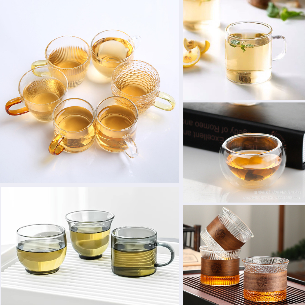 Tổng hợp chén trà thuỷ tinh chịu nhiệt C18