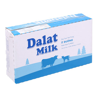 [Combo 3 lốc] Sữa tươi Dalat Milk 110ml - ít đường