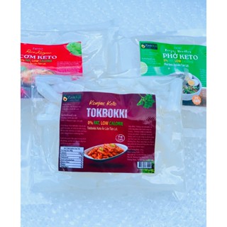 Combo 6 Gói TOKBOKKI Bánh Gạo Keto ZANKII Carb Calo Thấp Food (làm từ bột nưa) Konjac Eat Clean Tiểu Đường 200g