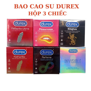 Bao cao su Durex hộp 3 chiếc - tùy chọn phân loại