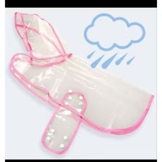 áo mưa trong suốt cho thú cưng size S siêu xinh