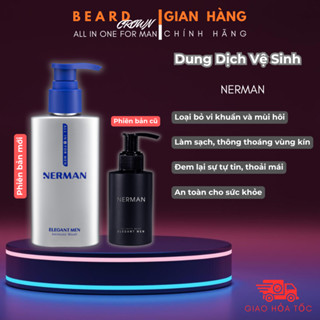 Dung Dịch Vệ Sinh Nam Nerman Elegant Men - Hương Sanda Perfume & Sauvage Perfume - Loại Bỏ Mùi Hôi Và Khử Khuẩn Vùng Kín