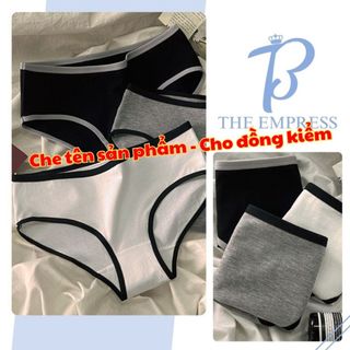  Set 5 Quần lót nữ cotton thoáng khí Empress Combo 5 Quần chip nữ trơn co giãn kháng khuẩn 120 