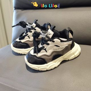 Giày thể thao bé gái bé trai LILA đế chống trơn trượt, giày tập đi cho bé từ 2- 8 tuổi chất vải thoáng khí (922)