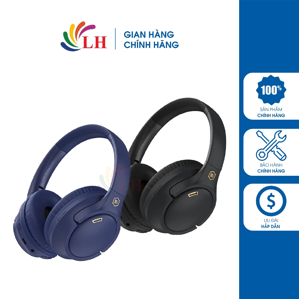 Tai nghe chụp tai Bluetooth Alpha Works AW-FLEX680 - Hàng chính hãng