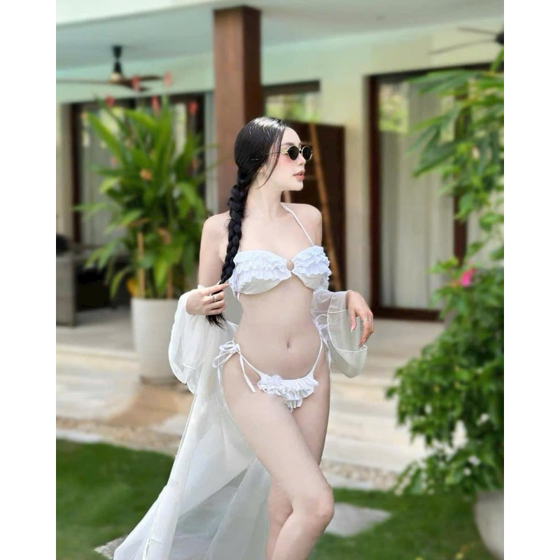 Bikini 2 mảnh xếp tầng khoen hàng thiết kế . cao cấp ( sẵn hàng) | BigBuy360 - bigbuy360.vn
