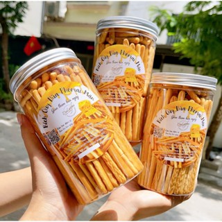 [ SÀNH ĂN VẶT ] 600G Bánh Quy Đũa Phô mai Mặn Bơ Sữa, Bánh Quy Que Tăm, Bánh Quy Que Chấm Sữa, ăn vặt, đồ 1k Đà Lạt Tôi