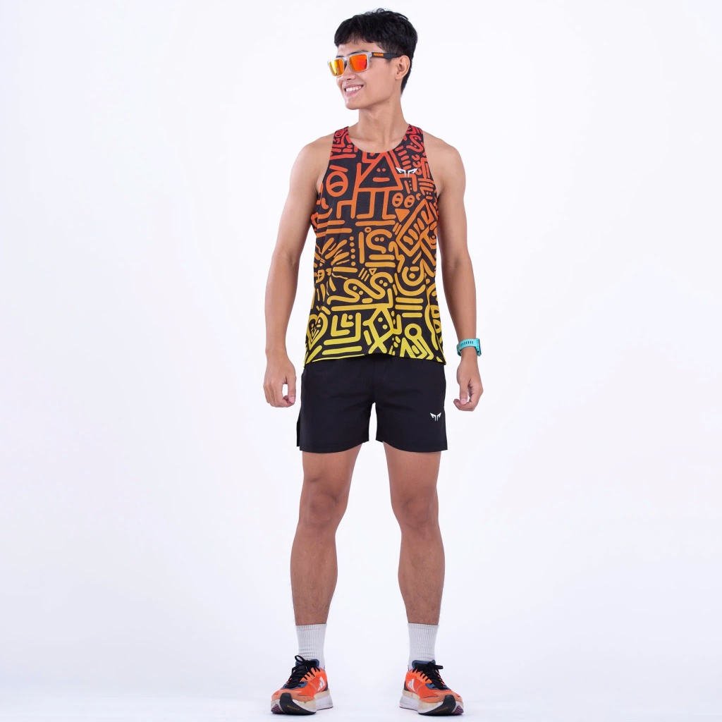 Áo chạy bộ nam Singlet 1 Gymwolf