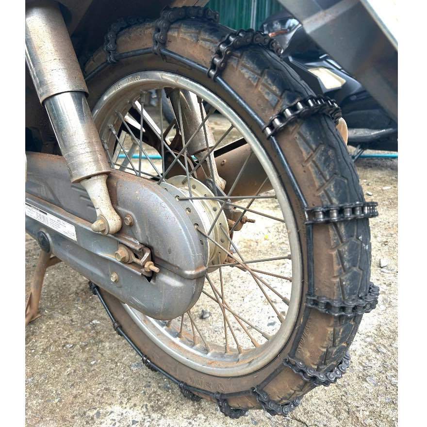 xích quấn lốp xe máy, xích trống trơn, xích, xích quấn lốp, xích xe máy, sên