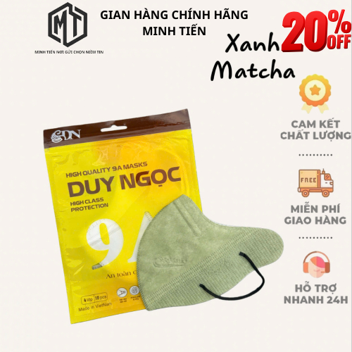 Sỷ 100 chiếc Khẩu Trang DUY NGỌC 9A 5 Lớp Chống Nắng toàn Diện,Ôm Trọn Khuôn Mặt,Chống uV,Ngăn Bụi