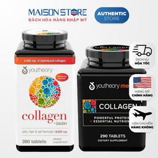 VIÊN UỐNG COLLAGEN CHO NAM & NỮ GIỚI YOUTHEORY MEN 1,2&3 - Hàng Nhập USA Chính Hãng